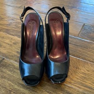 Jessica Simpson sling back heels